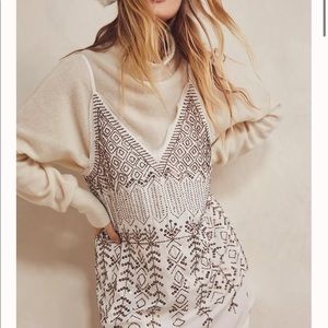 Free People Arizona Nights Embellished Slip